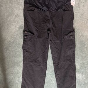 Ingrid & Isabel Charcoal Cargo Pants
